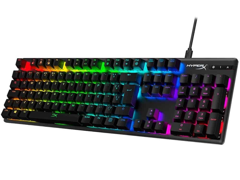 O teclado mecânico também é HyperX