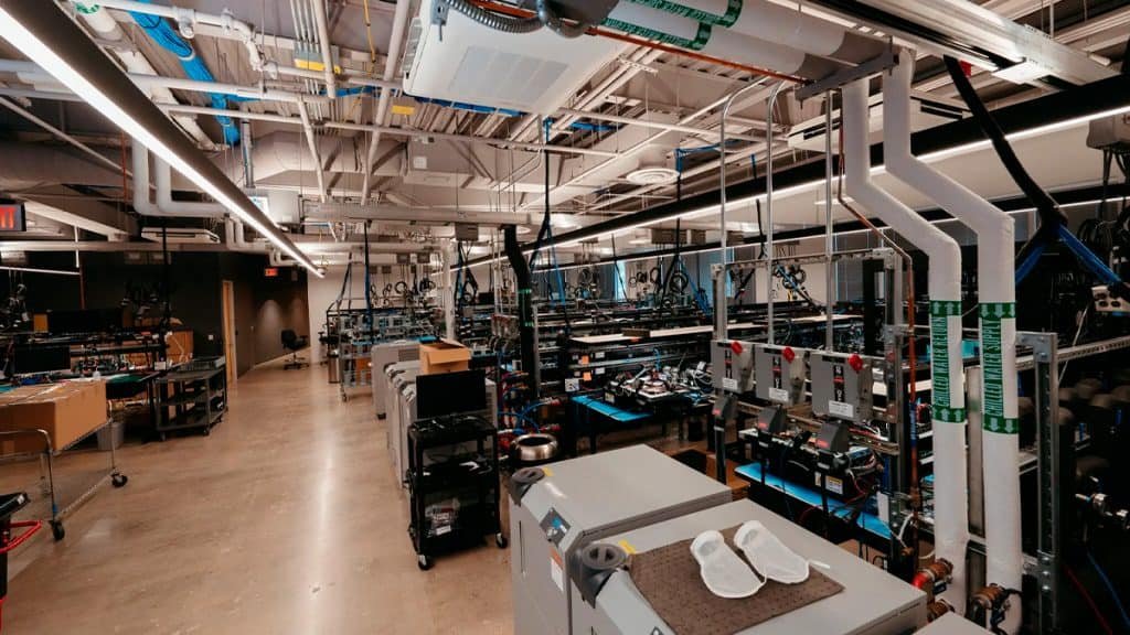 Production line for the new processor