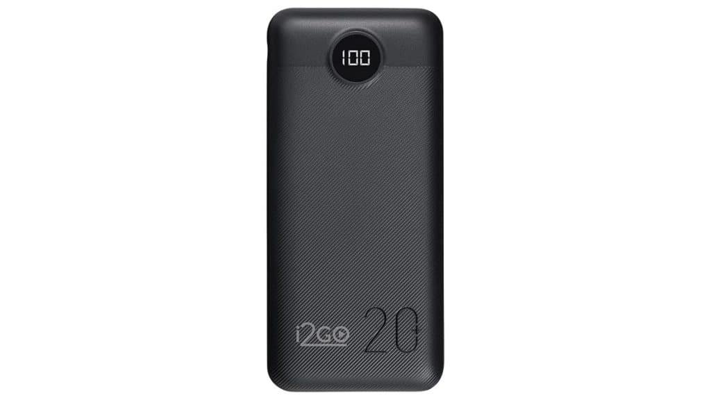 Power Bank i2Go com 20.000 mAh com potência de 20 W (Imagem: Divulgação)
