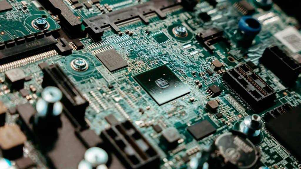 New processor installed on the motherboard