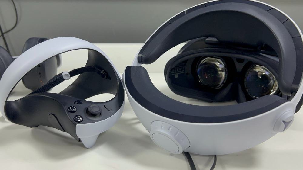 PlayStation VR2 e seu controlador