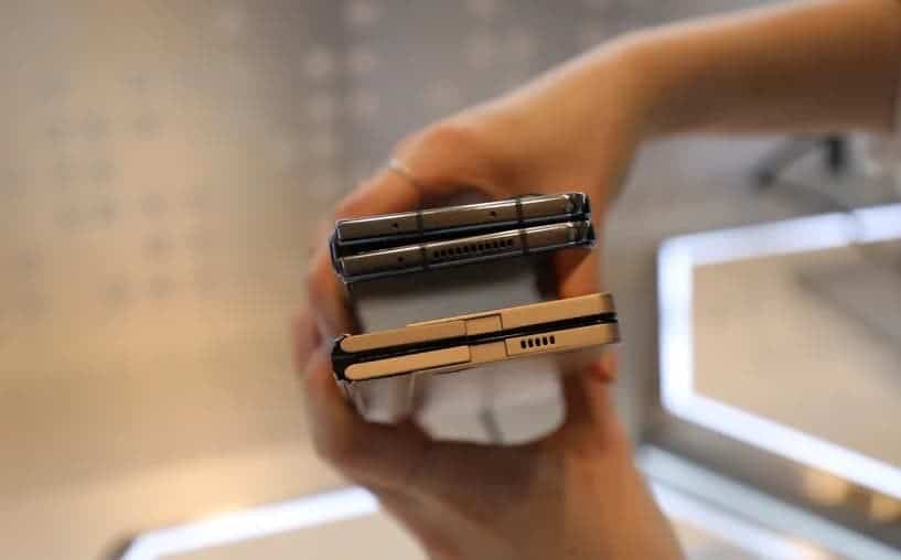Um novo conceito da Samsung ao lado do Z Fold 4