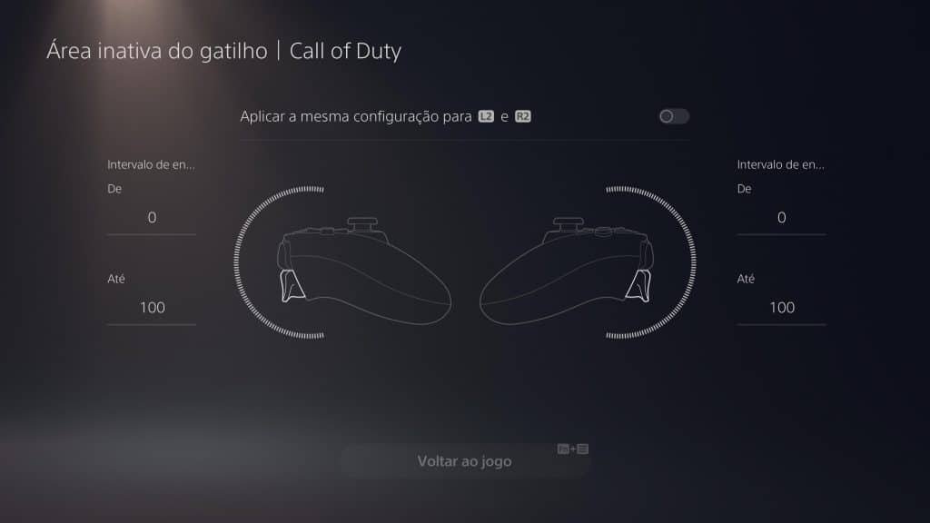 Customização de launchers para DualSense Edge (Imagem: reprodução)