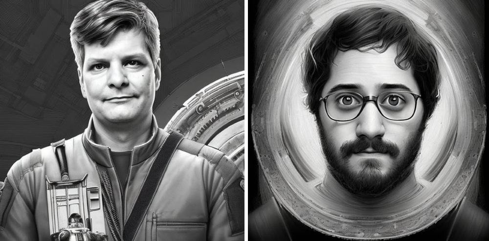 Nick e André Fogach recriaram Pelo Lensa e Pelo Stable Diffusion como IA