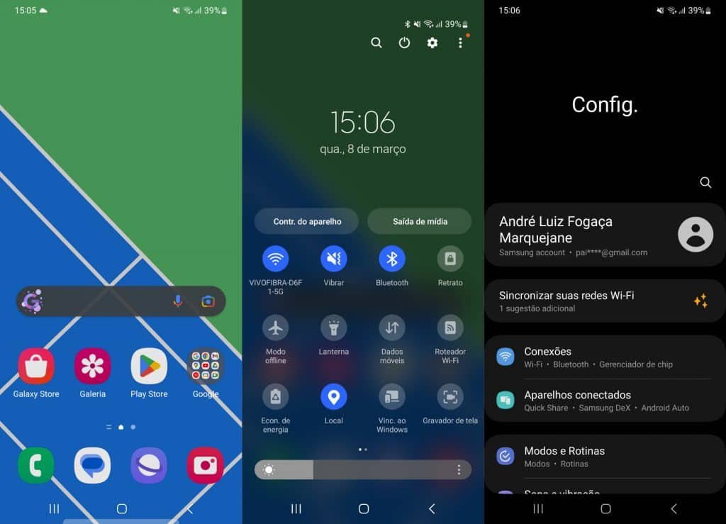 One UI 5.1 para Android 13 a Galaxy S23 (Imagem: reprodução)