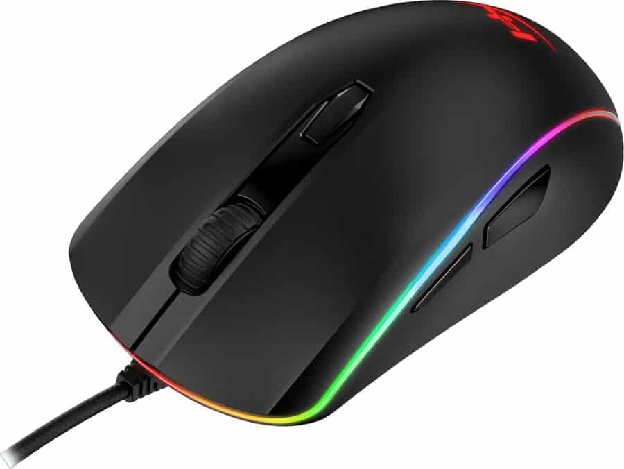 Mouse para jogos HyperX Pulsefire Surge. Imagem: Divulgação
