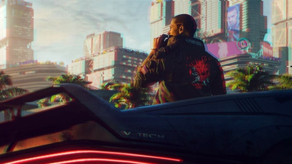 Imagem do jogo 'Cyberpunk 2077' desenvolvido pela CD Projekt Red