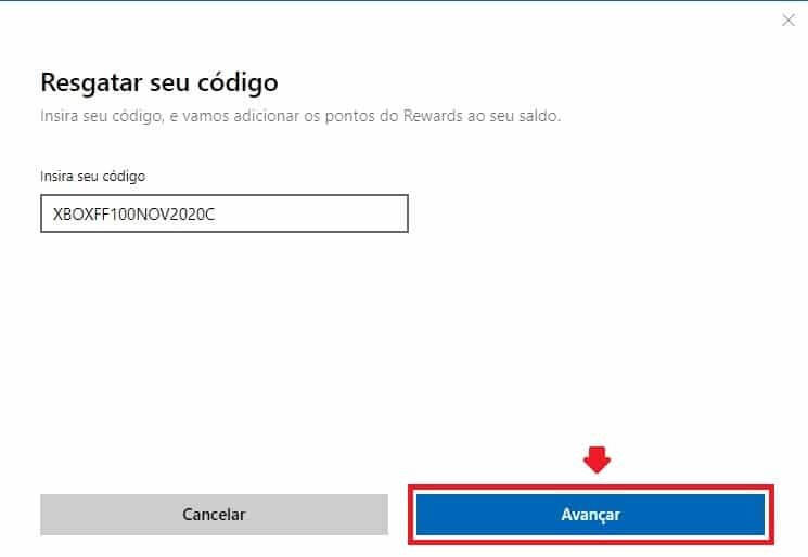 Como resgatar códigos para sua conta do Microsoft Rewards - Etapa 3