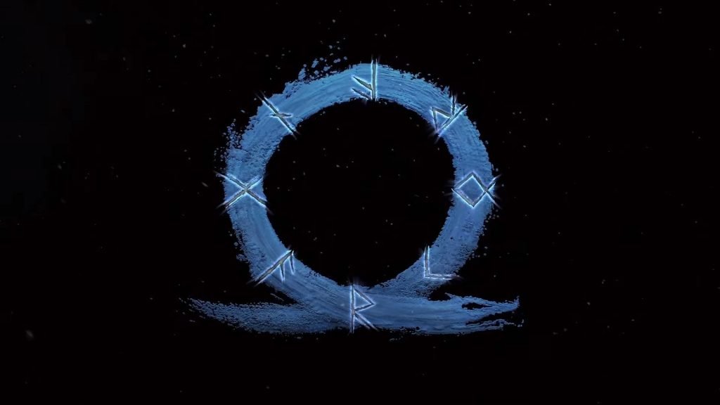 O novo logotipo 'God Of War', cujo nome é oficial.  Minha imagem: Sony/Divulgação