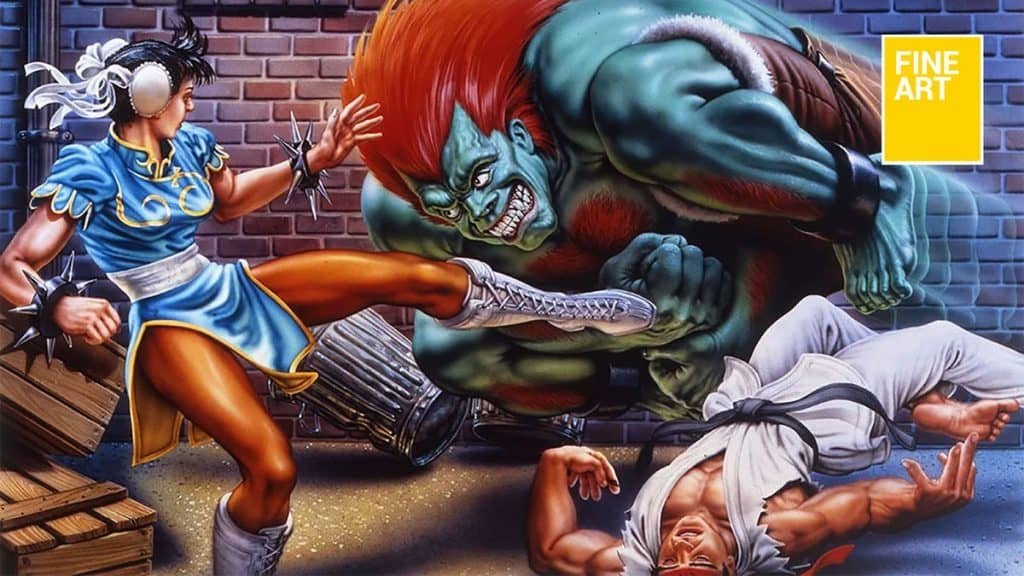 O lendário artista de 'Street Fighter 2', Mick McGinty, morreu.  Minha imagem: Capcom/Divulgação
