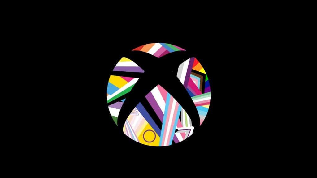Logotipo do Xbox criado pela Microsoft para comemorar o mês do Orgulho.  Minha imagem: Xbox Wire/Reprodução