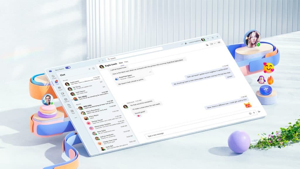 Ilustrações com filmagens das equipes da Microsoft