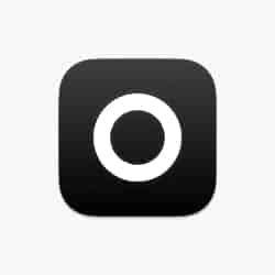logotipo da lente