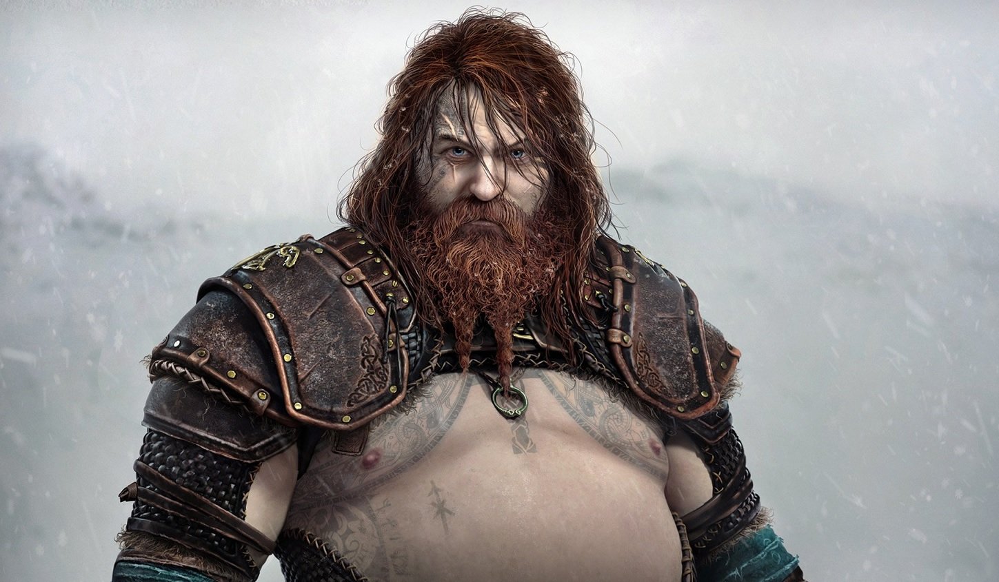 visual de Thor no jogo é bem diferente da Marvel