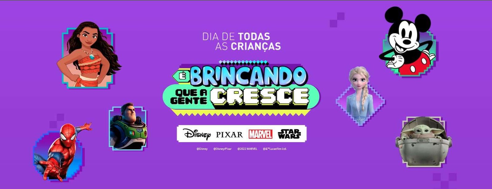 Disney Brasil promove campanha de jogos para o Dia das Crianças