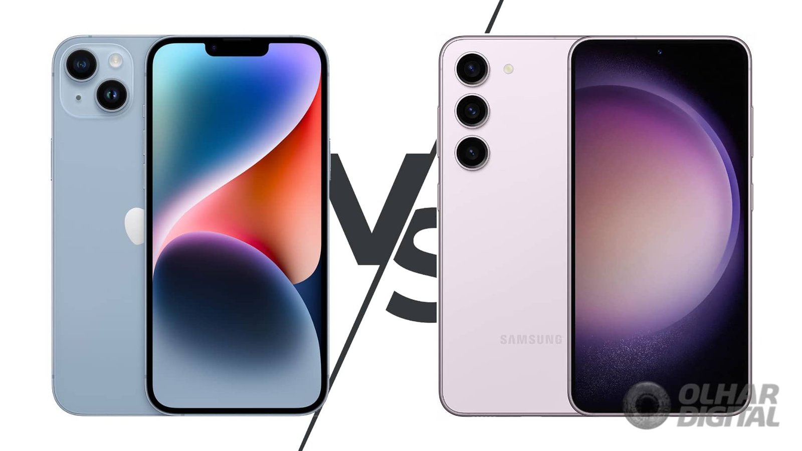 Galaxy S23 vs iPhone 14;  Qual o melhor celular para comprar?