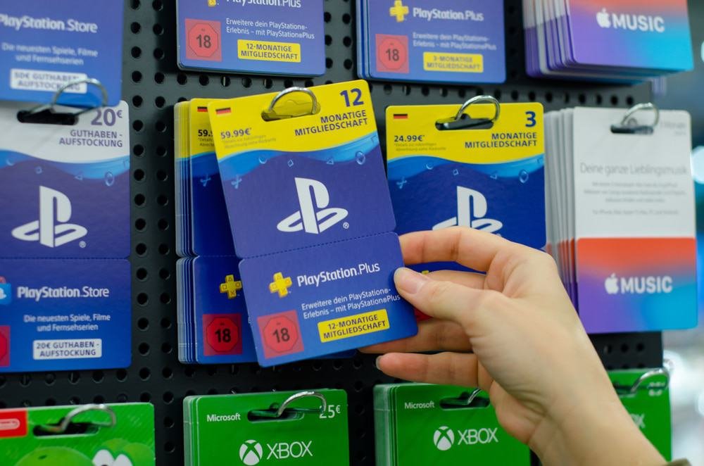 Sony encerrará a produção de cartões PlayStation Plus